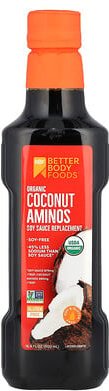 BetterBody Foods, Organic Coconut Aminos, Ersatz für Sojasauce, 500 ml (16,9 fl. oz.)