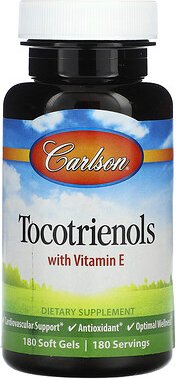 Carlson, Tocotrienol mit natürlichem Vitamin E, 180 Gelatinekapseln