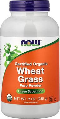 NOW Foods, Bio-zertifiziertes Weizengras, 9 oz (255 g)
