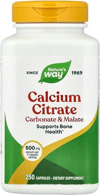 Nature's Way, Calcium Citrate, Calciumcitrat, 250 Kapseln (250 mg pro Kapsel)