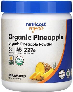Nutricost, Bio-Ananaspulver, geschmacksneutral, 227 g (8 oz.)