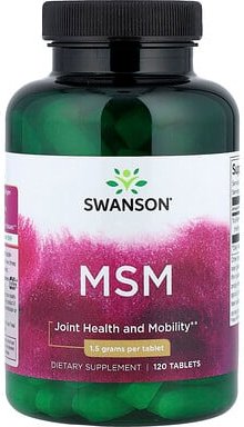 Thumbnail - Swanson, MSM, 1.500 mg, 120 Tabletten