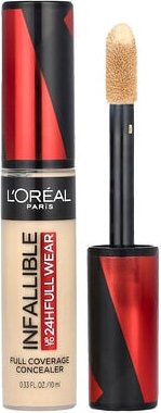 L'Oréal, Infallable, Full Coverage Concealer, Concealer mit vollständiger Abdeckung, 355 Vanille, 10 ml (0,33 fl. oz.)