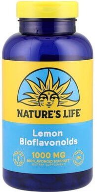 Nature's Life, Lemon Bioflavonoids, Zitronen-Bioflavonoide, 1.000 mg, 250 Tabletten
