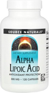 Source Naturals, Alpha-Liponsäure, 300 mg, 120 Kapseln