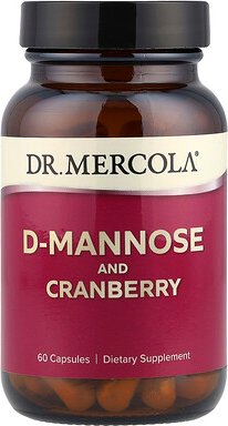 Dr. Mercola, D-Mannose and Cranberry Extract, D-Mannose und Cranberry-Extrakt, 60 Kapseln