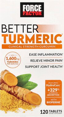 Thumbnail - Force Factor, Better Turmeric®, 120 Tabletten