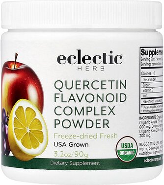 Eclectic Herb, Quercetin Flavonoid Complex Powder, Quercetin-Flavonoid-Komplex-Pulver, 90 g (3,2 oz.)