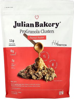 Julian Bakery, ProGranola Clusters, ProGranola Clusters, Erdnussbutter, 526 g (18,5 oz.)