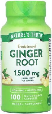 Nature's Truth, Ginger Root, Ingwerwurzel, 100 Kapseln mit schneller Freisetzung (750 mg pro Kapsel)