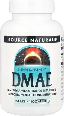 Source Naturals, DMAE, 351 mg, 100 Kapseln