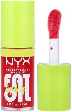 NYX Professional Makeup, Fat Oil Lip Drip, fettiges Öl für die Lippen, 05 Neuigkeiten, 4,8 ml (0,16 fl. oz.)