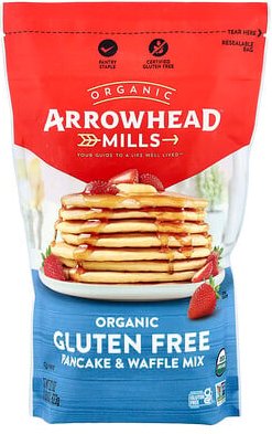 Arrowhead Mills, Organic Gluten Free Pancake & Waffle Mix, glutenfreie Bio-Pfannkuchen- und Waffelmischung, 623 g (22 oz...