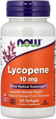 NOW Foods, Lycopene, Lycopin, 10 mg, 120 Weichkapseln