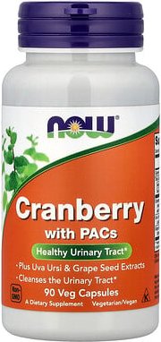 NOW Foods, Cranberry mit PACs, 90 pflanzliche Kapseln
