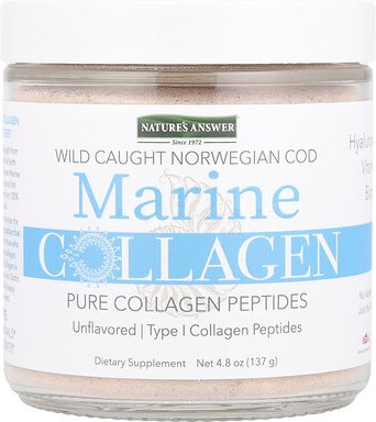 Nature's Answer, Marines Kollagen, wild gefangener norwegischer Dorsch, geschmacksneutral, 137 ml (4.8 oz.)