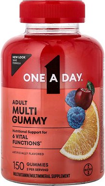 One-A-Day, VitaCraves, Multivitamin-Fruchtgummis für Erwachsene, 150 Fruchtgummis