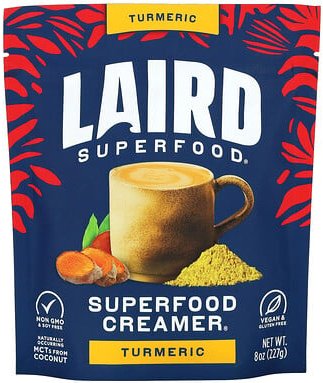 Laird Superfood, Superfood Creamer, Kurkuma, 227 g (8 oz.)