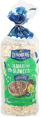 Lundberg, Organic Brown Rice Cakes, Bio-Naturreiswaffeln, Tamari mit Seetang, 241 g (8,5 oz.)