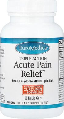 Thumbnail - EuroMedica, Acute Pain Relief, akute Schmerzlinderung, 60 flüssige Gele