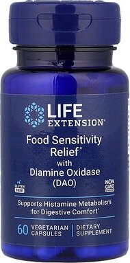 Thumbnail - Life Extension, Food Sensitivity Relief with Diamine Oxidase (DAO), Ergänzungsmittel zur Linderung von Nahrungsmittelemp...