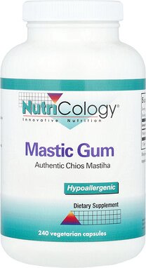 Nutricology, Mastic Gum, Mastix, 240 pflanzliche Kapseln (0,5 g pro Kapsel)