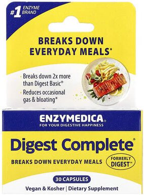 Enzymedica, Digest, komplette Enzym Formel, 30 Kapseln