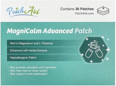 PatchAid, MagniCalm Advanced Patch, verbessertes MagniCalm-Pflaster, 30 Pflaster