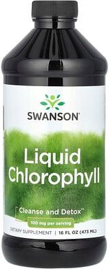 Swanson, Flüssiges Chlorophyll, 100 mg, 473 ml (16 fl. oz.)