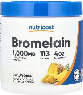Nutricost, Bromelain, geschmacksneutral, 113 g (4 oz.)