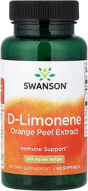 Swanson, D-Limonen, Orangenschalenextrakt, 250 mg, 60 Weichkapseln