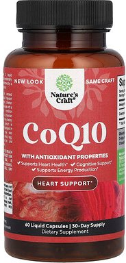 Nature's Craft, CoQ10, 60 Flüssigkapseln (100 mg pro Kapsel)