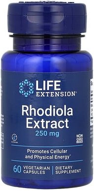 Thumbnail - Life Extension, Rhodiola Extract, Rosenwurz-Extrakt, 250 mg, 60 pflanzliche Kapsel