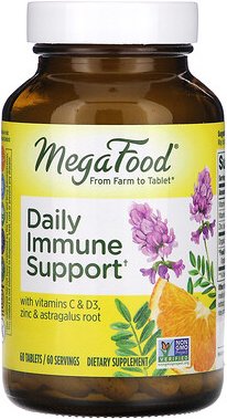 MegaFood, Tägliche Unterstützung des Immunsystems, 60 Tabletten