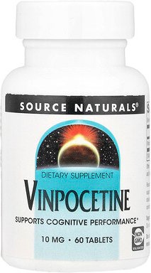 Source Naturals, Vinpocetine, Vinpocetin, 10 mg, 60 Tabletten