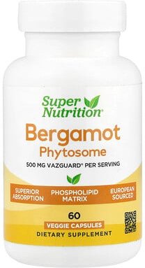 Thumbnail - Super Nutrition, Bergamot Phytosome with Citrus Bergamot Extract, Bergamotten-Phytosom mit Zitrus-Bergamotte-Extrakt, 50...