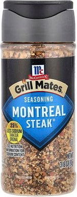 Thumbnail - McCormick Grill Mates, Montreal Steak® Seasoning, Montreal Steak® Gewürz, 25% weniger Natrium, 90 g (3,18 oz.)
