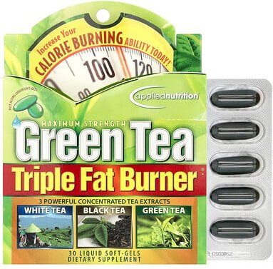 Applied Nutrition, Grüner Tee Triple Fat Burner, 30 flüssige Softgels