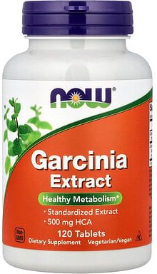 NOW Foods, Garcinia Extract, Malabar-Tamarinde-Extrakt, 120 Tabletten