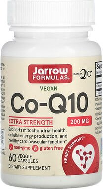 Thumbnail - Jarrow Formulas, Vegan Co-Q10, Veganes CoQ10, 200 mg, 60 pflanzliche Kapseln