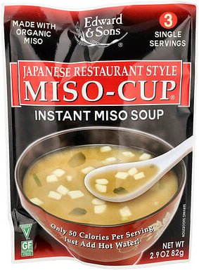Edward & Sons, Miso-Cup®, nach japanischer Restaurantart, 3 Einzelportionen, 82 g (2,9 oz.)