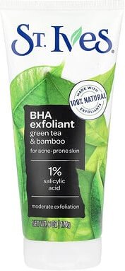 St. Ives, BHA Exfoliant, Grüner Tee und Bambus, für zu Akne neigende Haut, 170 g (6 oz.)