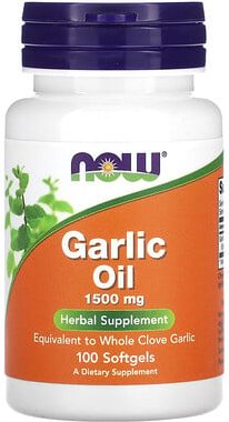 NOW Foods, Knoblauchöl, 1.500 mg, 100 Weichkapseln