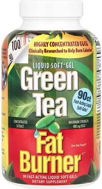 Applied Nutrition, Green Tea Fat Burner, Fettverbrenner mit grünem Tee, 90 schnell wirkende flüssige Weichkapseln