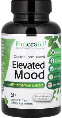 Thumbnail - Emerald Laboratories, Elevated Mood with Affron® Saffron Extract, gehobene Stimmung mit Affron® Safranextrakt, 60 pflanz...