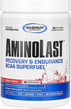 Gaspari Nutrition, Aminolast®, Recovery & Endurance BCAA Superfuel, BCAA-Superkraftstoff für Regeneration und Ausdauer, ...