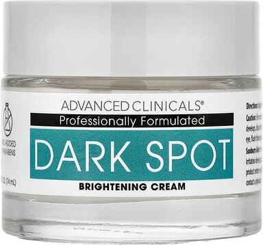 Advanced Clinicals, Dark Spot, Brightening Cream, aufhellende Creme, 59 ml (2 fl. oz.)