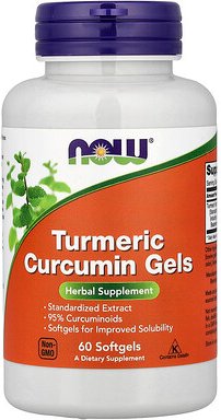 NOW Foods, Turmeric Curcumin Gels, Kurkuma-Kurkumin-Gels, 60 Weichkapseln (475 mg pro Weichkapsel)