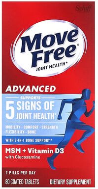Schiff, Move Free, Gelenkgesundheit, 80 überzogene Tabletten