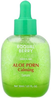 EQQUALBERRY, Green Aid, Aloe PDRN Calming Serum, beruhigendes Aloe-PDRN-Serum, 30 ml (1,01 fl. oz.)